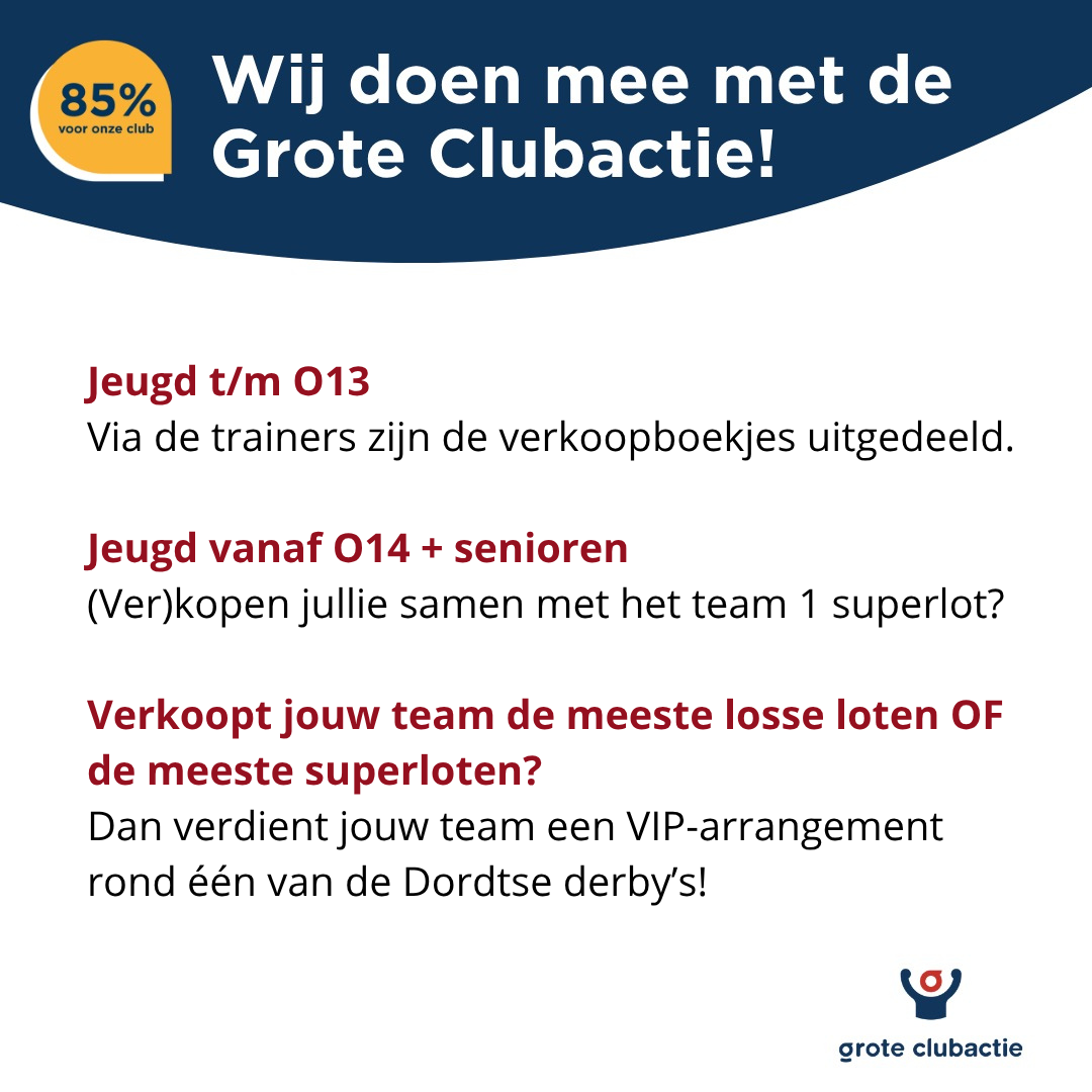 Grote Clubactie 2026 gestart!