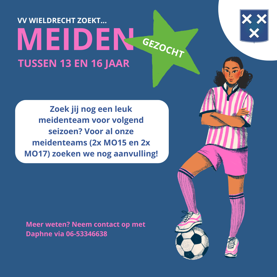 Meiden gezocht voor seizoen 2026-2027