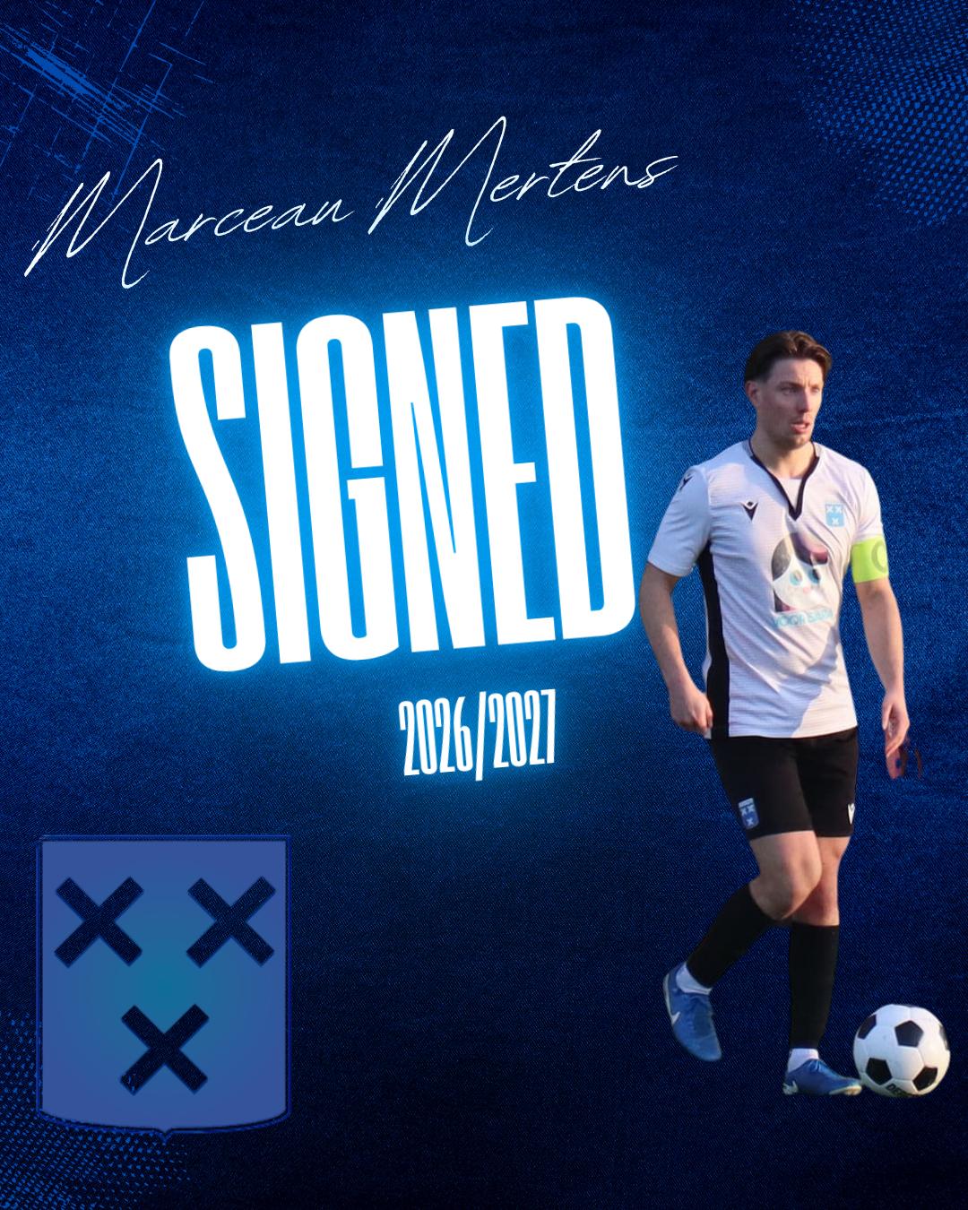Ook Marceau Mertens blijft!
