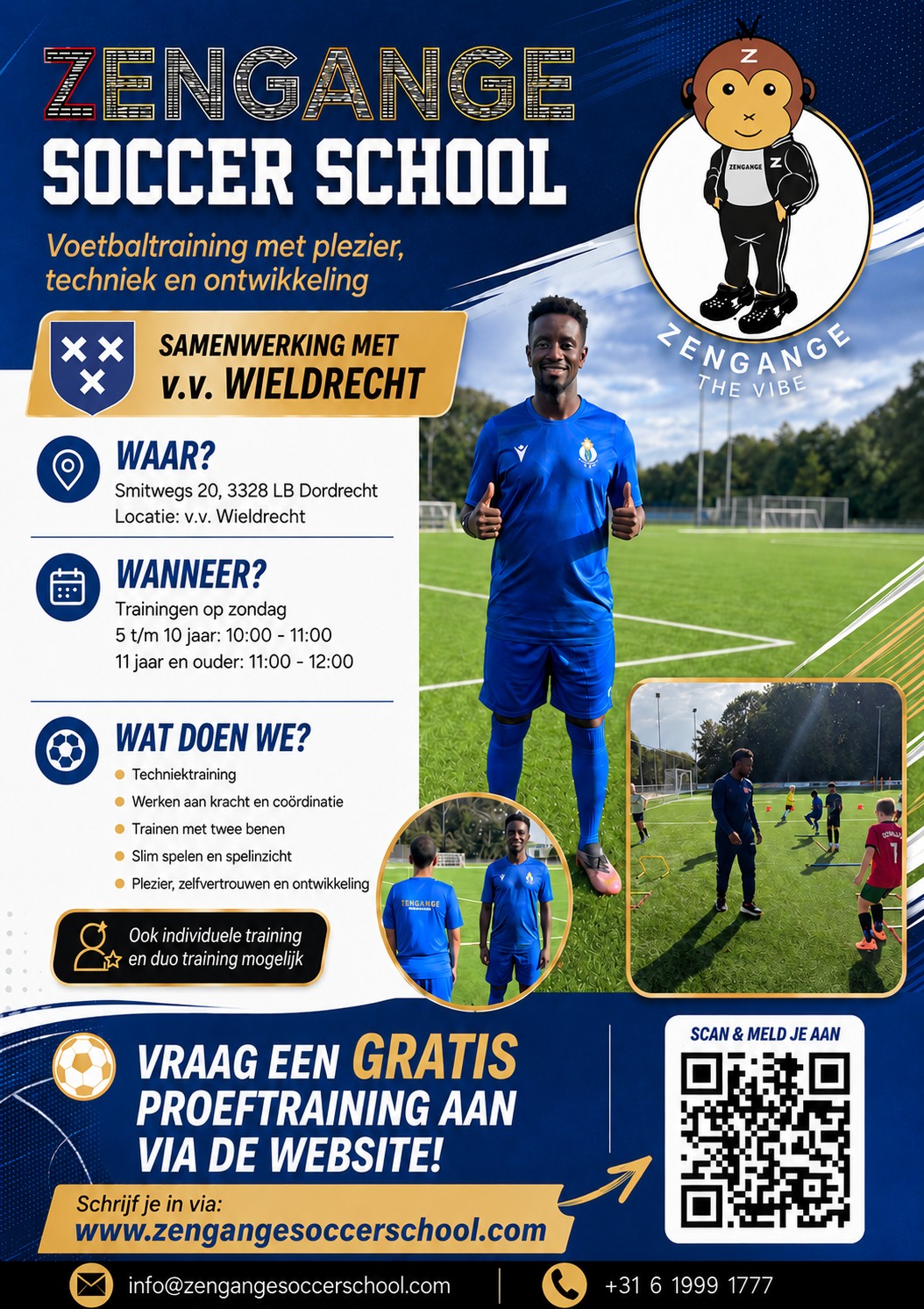 Zengange soccer school weer van start